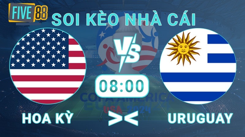 Soi kèo nhà cái Hoa Kỳ vs Uruguay, 08:00 – 2/7 – Copa America 2024